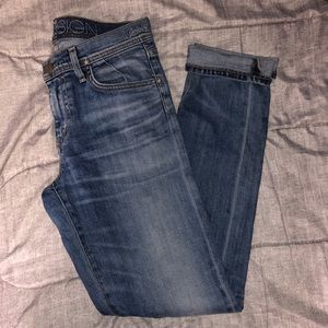 Straight leg jeans
